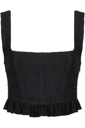 Pinko Dames, Tops, Zwart, Maat: M Katoen