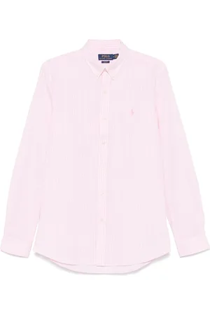 Ralph Lauren Heren, Overhemden, Roze, Maat: XL Katoen