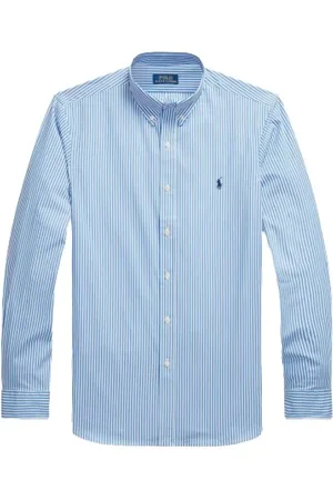 Ralph Lauren Heren, Overhemden, Blauw, Maat: 2XL Katoen