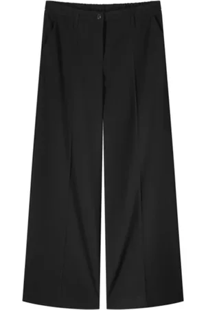 Summum Woman Dames, Broeken, Zwart, Maat: M Viscose