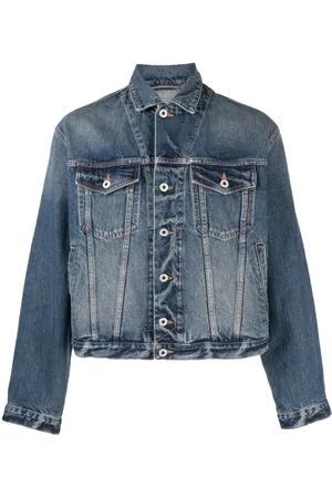 Kenzo Heren, Jassen, Blauw, Maat: S Denim