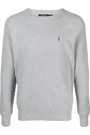 Ralph Lauren Heren, Truien, Grijs, Maat: 2XL Katoen