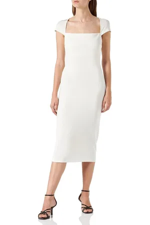Pinko Dames, Jurken, Wit, Maat: M