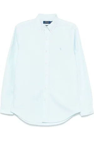Ralph Lauren Heren, Overhemden, Blauw, Maat: XL Katoen