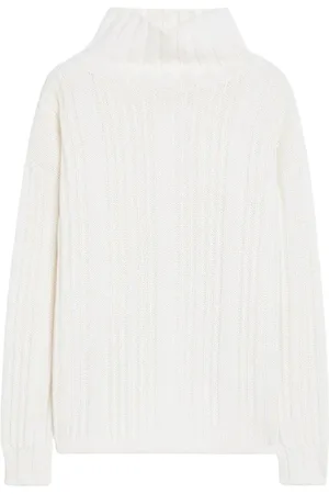 Max Mara Dames, Truien, Wit, Maat: S Wol