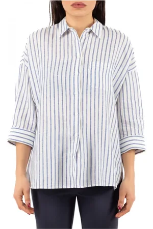 Max Mara Dames, Blouses & Shirts, Blauw, Maat: S
