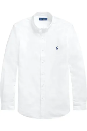 Ralph Lauren Heren, Overhemden, Wit, Maat: XL Katoen