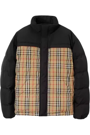 Burberry Heren, Jassen, Zwart, Maat: M Zijde