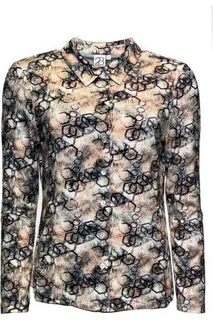2-Biz Dames, Blouses & Shirts, Veelkleurig, Maat: L Viscose