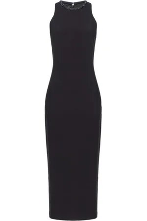 Pinko Dames, Jurken, Zwart, Maat: M Viscose