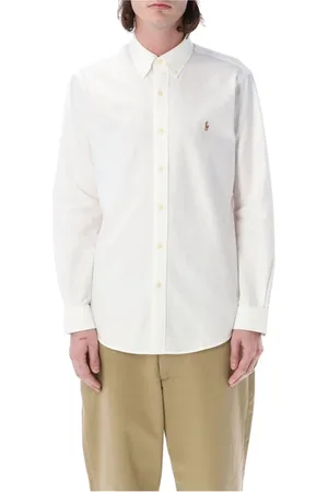 Ralph Lauren Heren, Overhemden, Wit, Maat: L Katoen