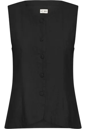 Ichi Dames, Tops, Zwart, Maat: M