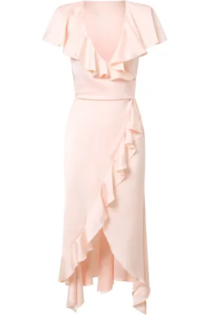 Serafini Dames, Jurken, Roze, Maat: S Satijn