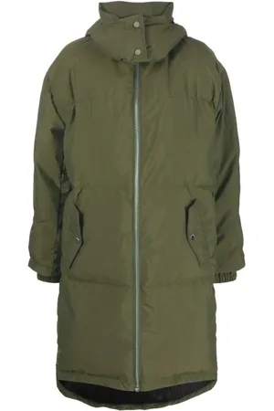 J.W.Anderson Dames, Mantels, Groen, Maat: 2XS Nylon