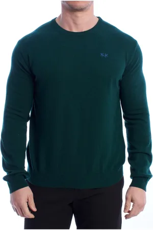La Martina Heren, Sweatshirts & Hoodies, Groen, Maat: M Wol