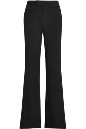 Ralph Lauren Dames, Broeken, Zwart, Maat: M Wol