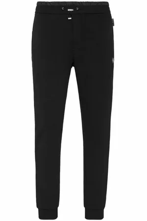 Philipp Plein Heren, Broeken, Zwart, Maat: XL Fleece