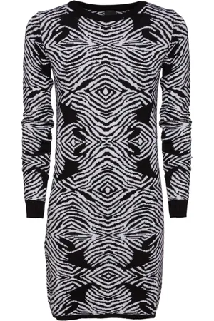 Pinko Dames, Jurken, Veelkleurig, Maat: L Wol