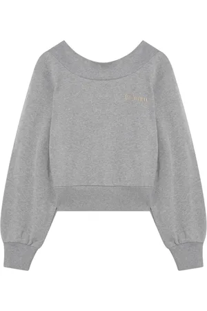 The Attico Dames, Sweatshirts & Hoodies, Grijs, Maat: XS