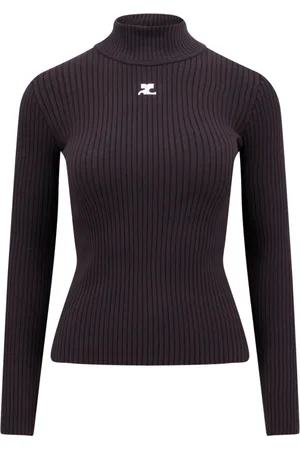 Courrèges Dames, Truien, Bruin, Maat: M Viscose