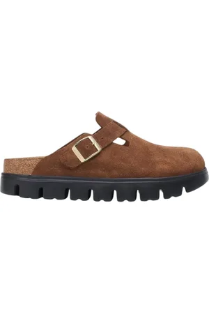 Birkenstock Dames, Schoenen, Bruin, Maat: 38 EU Suède