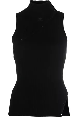 Courrèges Dames, Truien, Zwart, Maat: M