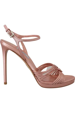 Prada Dames, Schoenen, Roze, Maat: 38 1/2 EU Leer