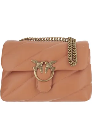 Pinko Dames, Tassen, Oranje, Maat: ONE Size Leer