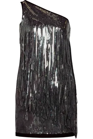 Pinko Dames, Jurken, Grijs, Maat: M