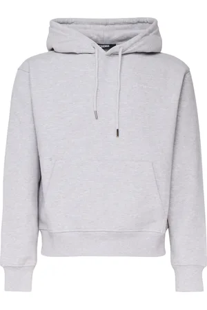 Jacquemus Heren, Sweatshirts & Hoodies, Grijs, Maat: 2XL Katoen