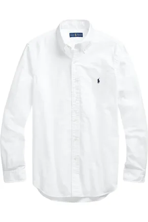 Ralph Lauren Heren, Overhemden, Wit, Maat: XL Katoen