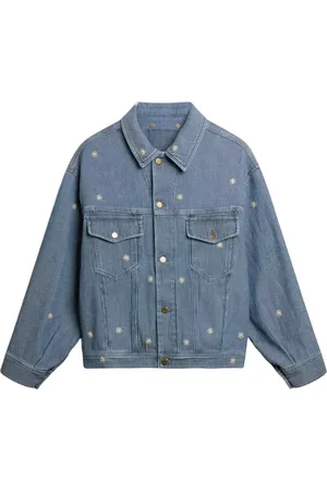 Golden Goose Dames, Jassen, Blauw, Maat: XS Katoen