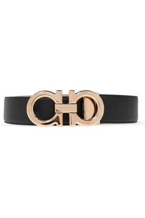 Salvatore Ferragamo Heren, Accessoires, Zwart, Maat: 105 CM Leer