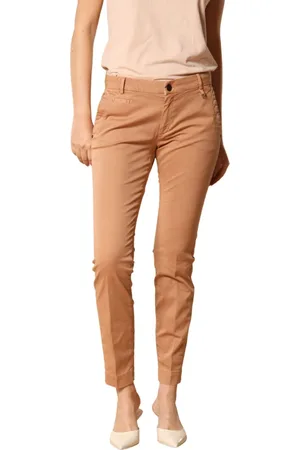 Masons Dames, Broeken, Rood, Maat: 2XS Gabardine