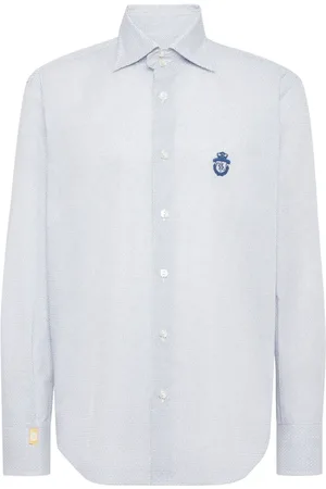 BILLIONAIRE Heren, Overhemden, Blauw, Maat: S