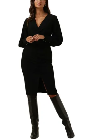 ACCESS FASHION Dames, Jurken, Zwart, Maat: XS Poliester
