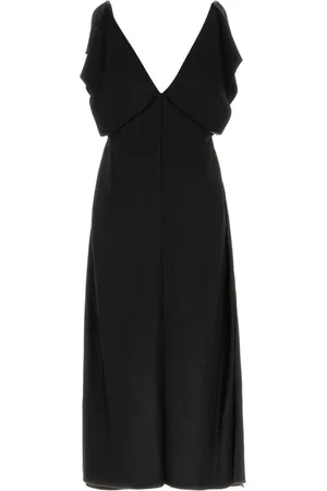 Jil Sander Dames, Jurken, Zwart, Maat: S Satijn