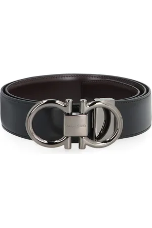 Salvatore Ferragamo Heren, Accessoires, Zwart, Maat: 100 CM Leer
