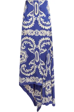 Etro Dames, Rokken, Blauw, Maat: S Viscose