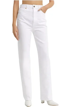 Khaite Dames, Jeans, Wit, Maat: W28 Katoen