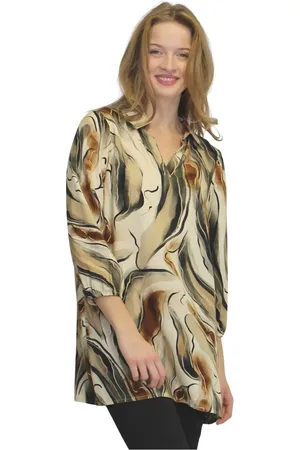 2-Biz Dames, Blouses & Shirts, Veelkleurig, Maat: L Viscose
