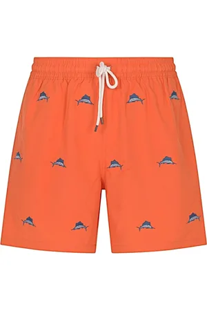 Ralph Lauren Heren, Badkleding, Oranje, Maat: S Poliester
