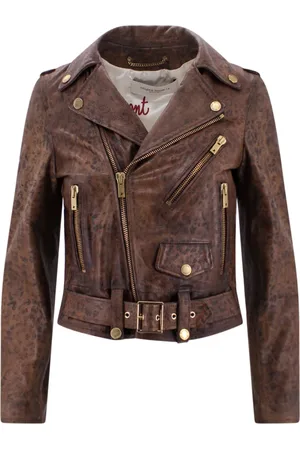 Golden Goose Dames, Jassen, Bruin, Maat: 2XS Leer