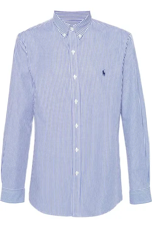 Ralph Lauren Heren, Overhemden, Blauw, Maat: L Katoen