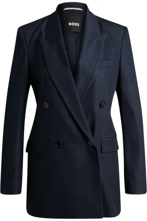 HUGO BOSS Dames, Jassen, Blauw, Maat: XL
