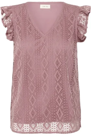 Cream Dames, Blouses & Shirts, Roze, Maat: M Poliester