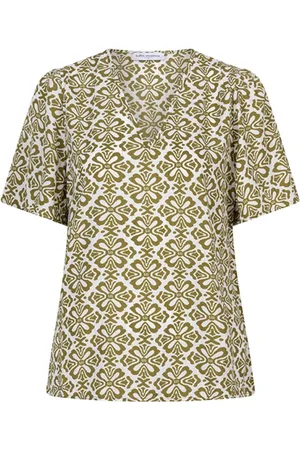 lofty manner Dames, Blouses & Shirts, Groen, Maat: XL Poliester