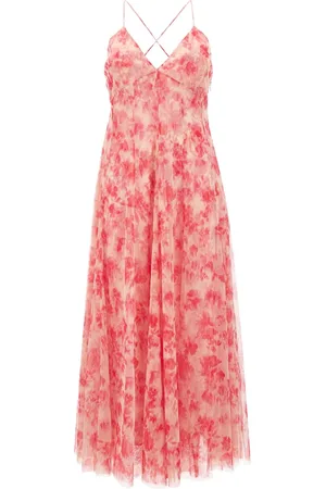 Serafini Dames, Jurken, Roze, Maat: M Tulle