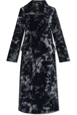 Y-3 Dames, Mantels, Zwart, Maat: M Leer