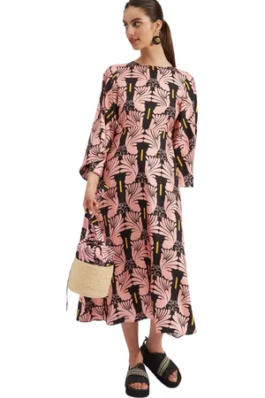 La DoubleJ Dames, Jurken, Roze, Maat: M Zijde